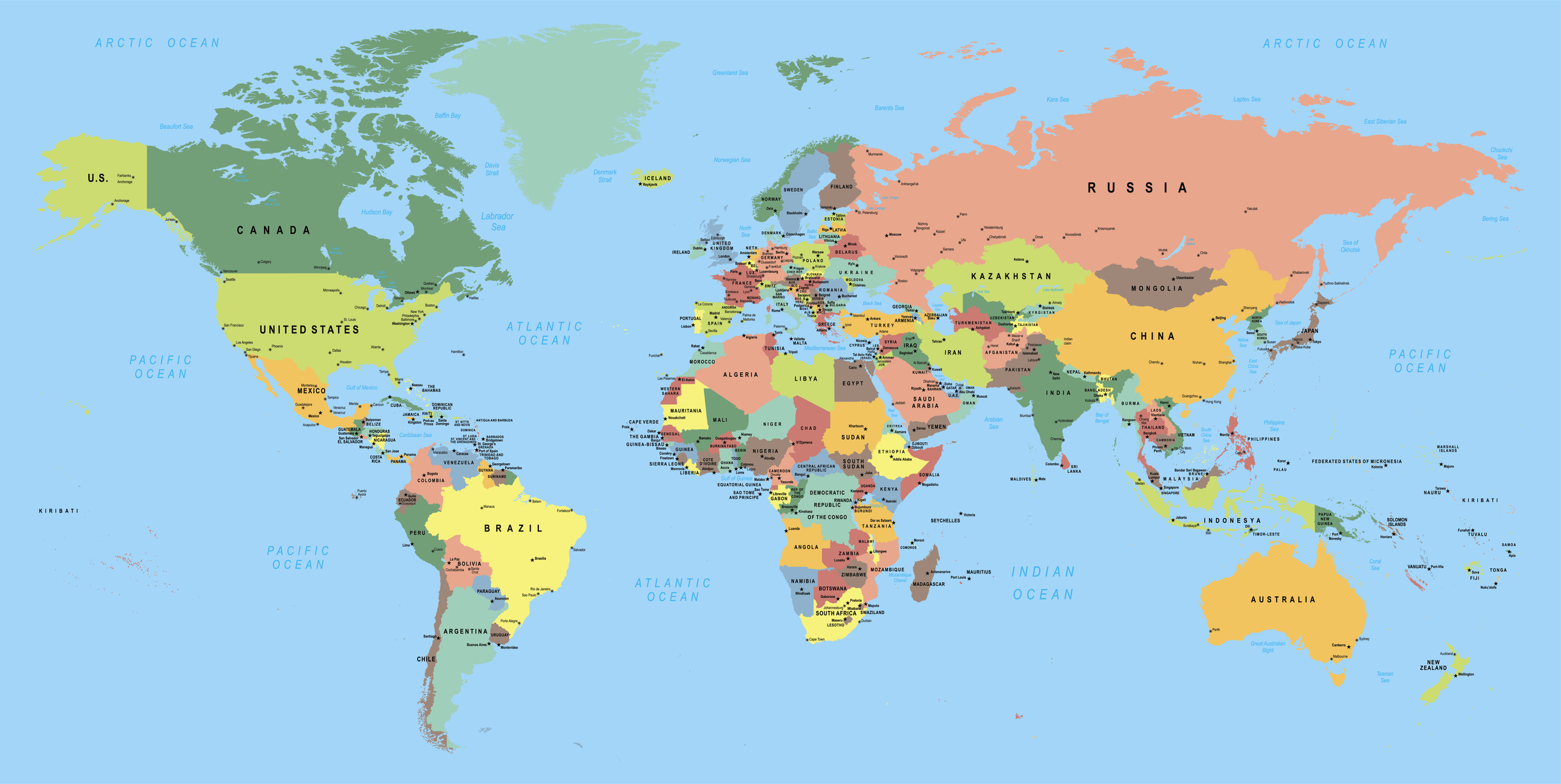 Quais são os países com maiores e menores CPM no  ? 