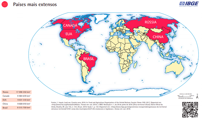 Países e territórios apagados do mapa